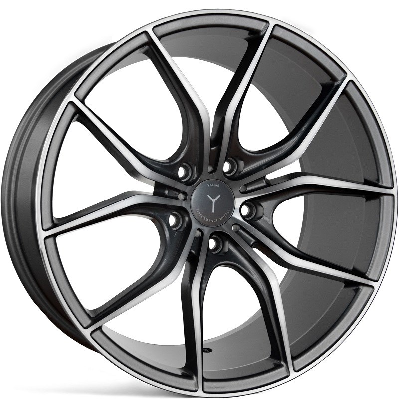 YANAR WHEELS NL17 ANTRACIET GEPOLIJST 171995512040BCM